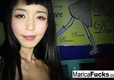 Marica Strips Nude And Masturbates Her Asian Pussy