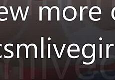 Ammelielovee models super sexy lingerie daringly.