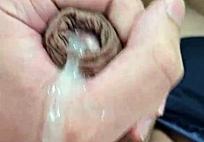 Cute young Brazilian neighbor feels intense pleasure in solitary homemade fetish session