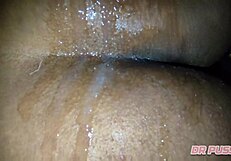 Ebony Angolan Filled For Cuckold