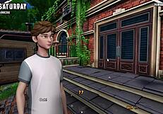 Officer Vinny Receives Handjob And Blowjob In Peach Hills Division 1