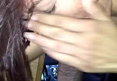 Super Head Cum Slut Slurps Black Pole Deep