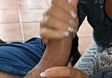 My stepmother surprises me masturbating and emotionally helps me reach orgasm