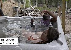 bts with zo snow and foxy rose in pool jacuzzi interracial bbw monster cock chubby sport snow wet bath