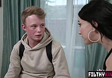 mandy muse gets creamed by creepy stepson in wild ride