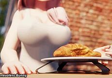 Watch that bunny's big ass expand in the cartoon