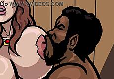 Vampire Queen Faces Domination By Massive Black Cock