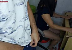 A patroa works hard with her wet pussy so I won't complain to her bosses