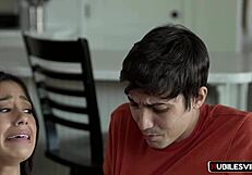 Hell yeah, Xxlayna Marie rocks family pies with wild blowjob and cowgirl action!