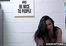 Milf Lily Lane Caught Stealing Bra By Officer