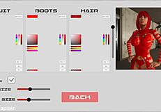 Explore this 3D game with metal bondage and fetish outfits