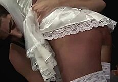 Beautiful bride Regina Moon in hot erotic and BDSM action