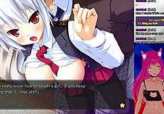 Vtuber Lewdneko Plays My Girlfriend Is The President Part 8