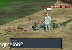 Mad Island Hentai Game Reveals Anime Pussy!