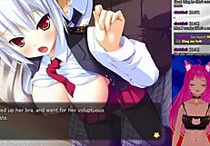 Vtuber Lewdneko Plays My Girlfriend Is The President Part 8