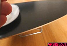 Step Bro Pounds Jade Ambers Tight Pussy Doggystyle on Bed