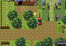 Tanned girl natsuki jerks off erected cocks in hentai game episode seven