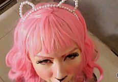 Linda in Innocent Cosplay Obeys Master's Commands for POV Oral and Sex