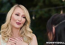 Stepmom kendra james been keeping at bay all day because of her stepdaughter kimmy kimms sex school uniform