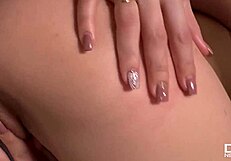 Cum floods petite blonde's tight asshole!