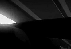 Anime girl teases with footjob on monster cock