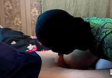 Yo, my neighbor just sucked and swallowed every drop of me!