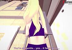 ino yamanaka gives naruto a titjob then gets fucked doggystyle