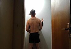 Building Cameras Catch Friends Hooking Up In Hallway After Gym – Big Cocks?