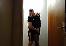 Building Cameras Catch Friends Hooking Up In Hallway After Gym – Big Cocks?