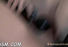 Painful Feet Worshipping in Lesbian BDSM Session