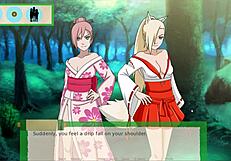 Big Busty Ninja Trio in Jikage Rising Arc 2 Get Wild Fucking