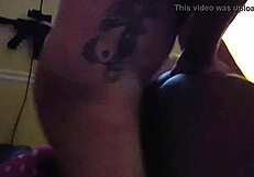 Young black girl intensely fucks latino guy in front of his wife part 2