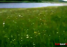 outdoor fucking huge tits brunette in nature