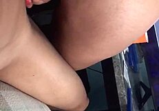 Young Ebony Amateur Rides Big Black Cock