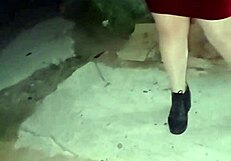 lonely stranger begs for company at midnight, i wreck her ass with anal creampie