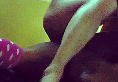 Young black girl intensely fucks latino guy in front of his wife part 2