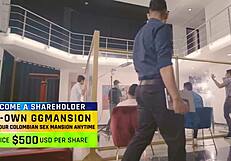 Horny Latina Girl Spreads Big Ass In Roast Chicken Position!