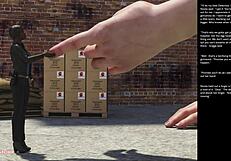 Big Apple Small Gesture 3D Cartoon Sex