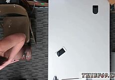 Curvy brunette teen with big tits caught by fake UK agent alongside petite blonde