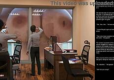 Big Apple Small Gesture 3D Cartoon Sex