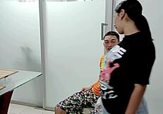 Stepbrother cums in mouth