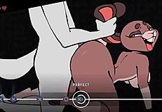 Beat Banger features a furry boss in group banging gameplay