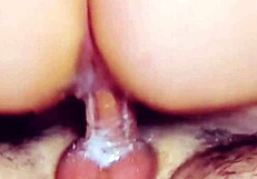 Young girlfriend gets pounced by horny boyfriend for sex