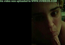 Luna Amateur Gives Blowjob With Pierced Nipples