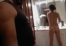 Dream4Angel Enjoys Bath Anal With Cum Leak.