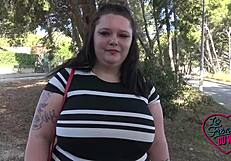 Jade, the chubby French slut, craves a wild 3some