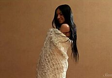 Beautiful brunette gets her ass fucked in hot scene