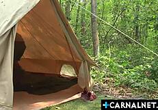 Scout Logan Cross dominates with bareback action in tent