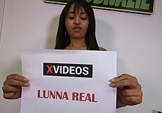 Newbie Lunna debuts in first real hentai masturbation video with intense actions