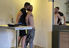 Painter seduced by rich guy in uniform